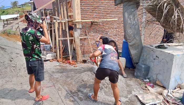 Pembangunan RTLH Oleh TMMD di Pammulukang Untuk Peningkatan Kualitas Hidup Masyarakat